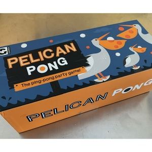 Pelican Pong action game, indoor/outdoor, funny